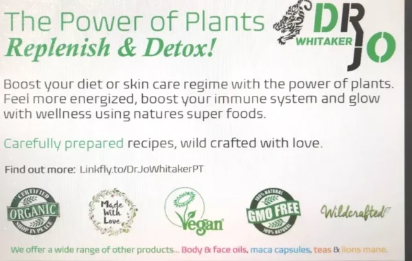 Plant-based health and wellness products.