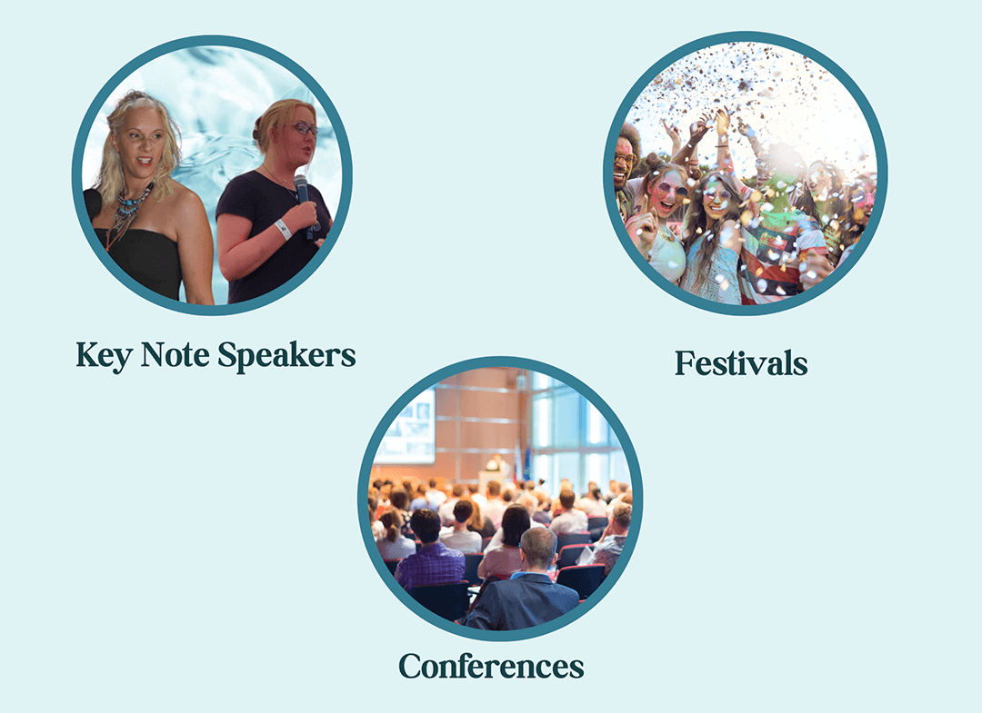 Crystal water experience events
