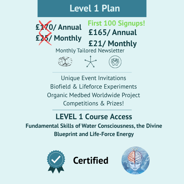 Crystal Water Experience Level 1 Plan