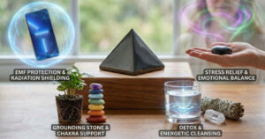 Shungite pyramid holistic benefits.