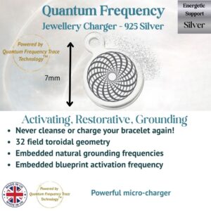 Quantum Frequency Jewellery 925 Silver Micro-Charger
