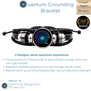 Q Grounding Shield Tie Bracelet